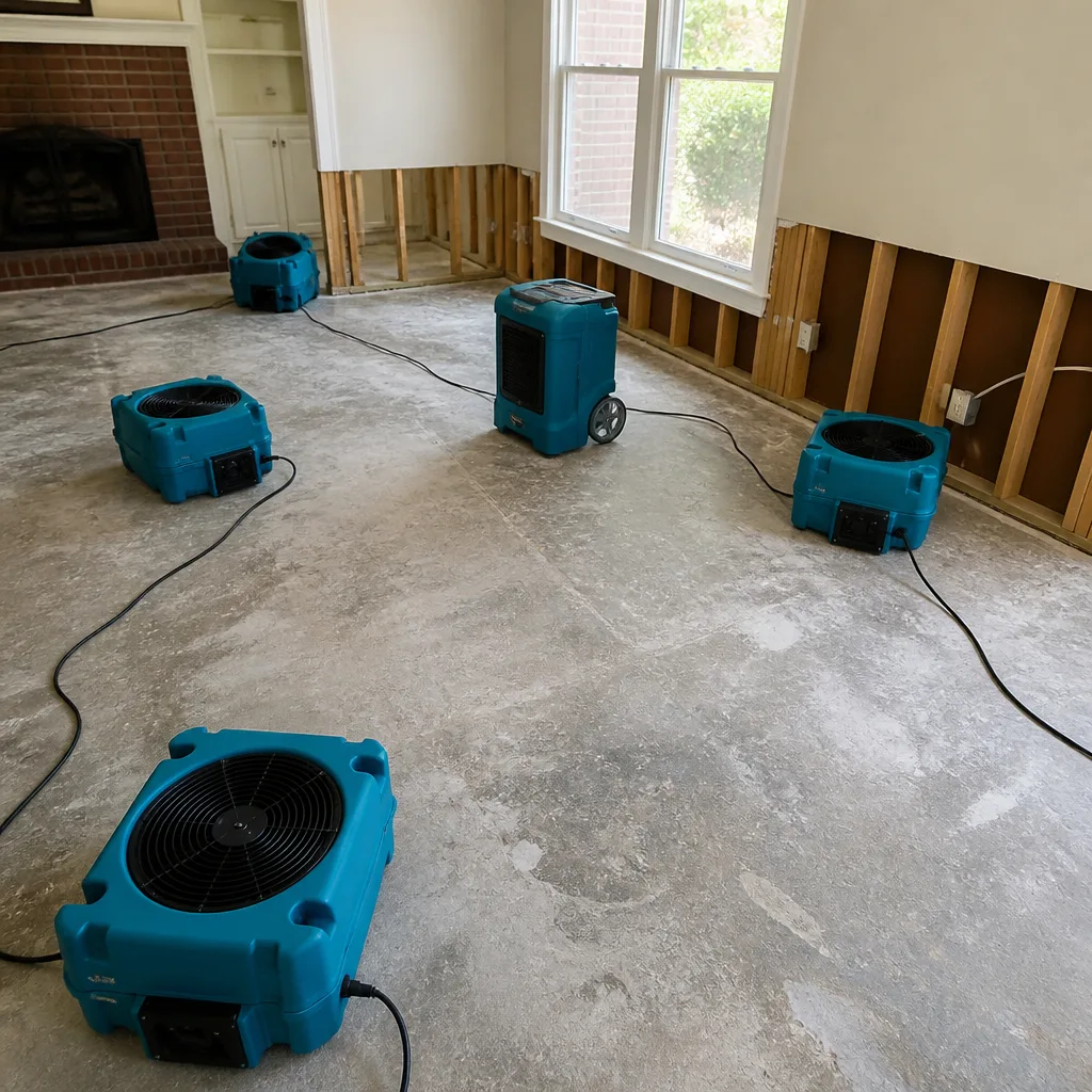 Water damage drying